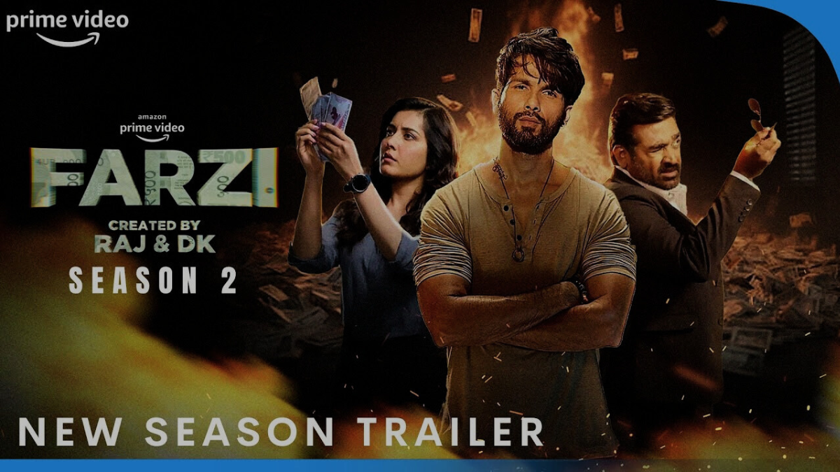 Shahid Kapoor Farzi 2 में प्रीमियम फीस लेते हुए, विजय सेतुपति और राशी खन्ना के साथ वेब सीरीज पोस्टर में नजर आते हुए