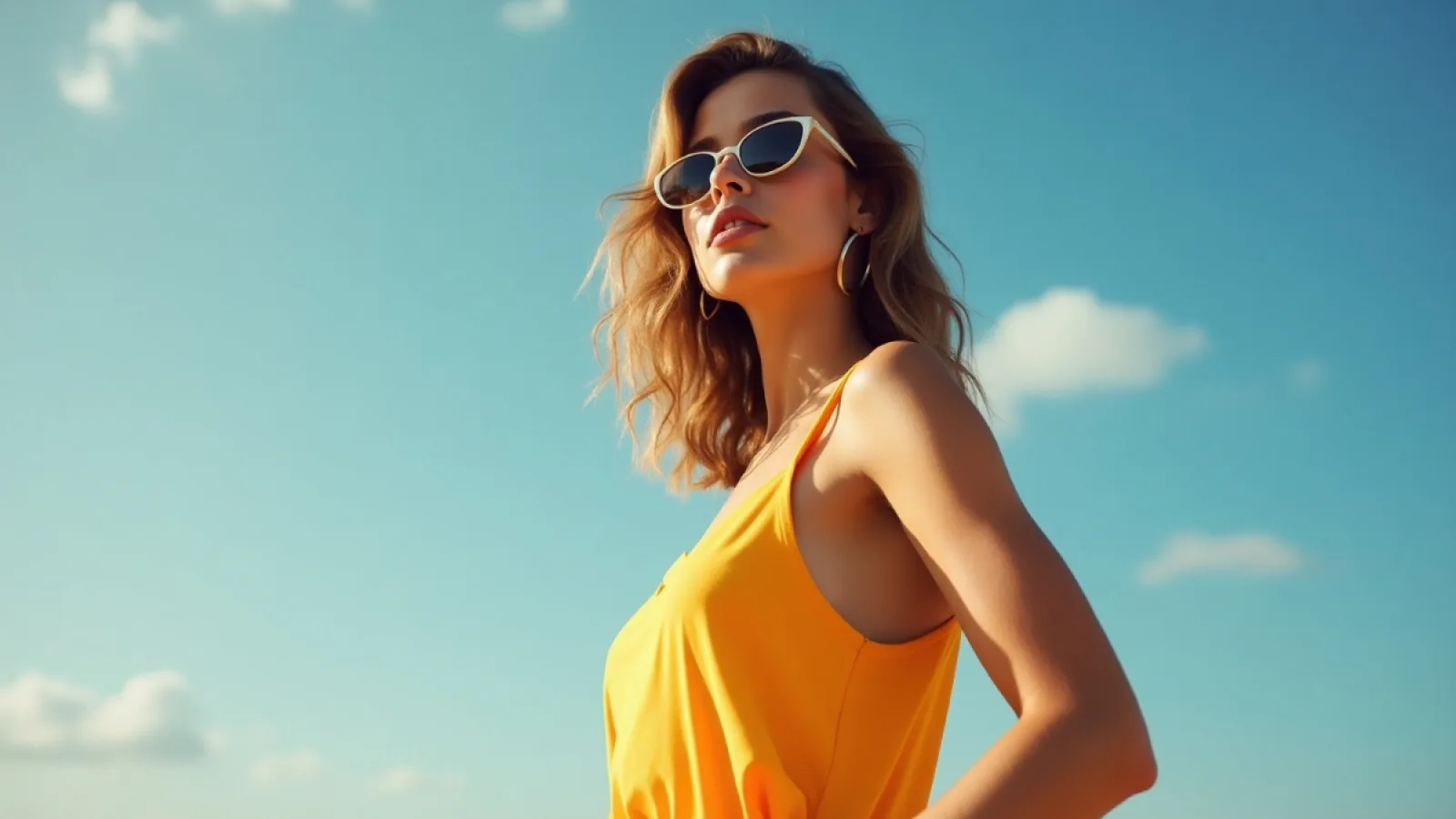 Fashion & Style: गर्मी में स्टाइलिश लुक देती हुई लड़की ने ब्राइट कलर का जंपसूट पहना है, जो समर फैशन के लिए परफेक्ट है
