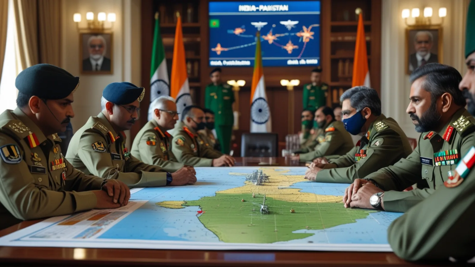India Pakistan News LIVE Updates: भारत-पाकिस्तान संघर्षविराम के बीच वायुसेना की कार्रवाई जारी, पीएम मोदी के साथ सेना प्रमुखों की बैठक की तस्वीर