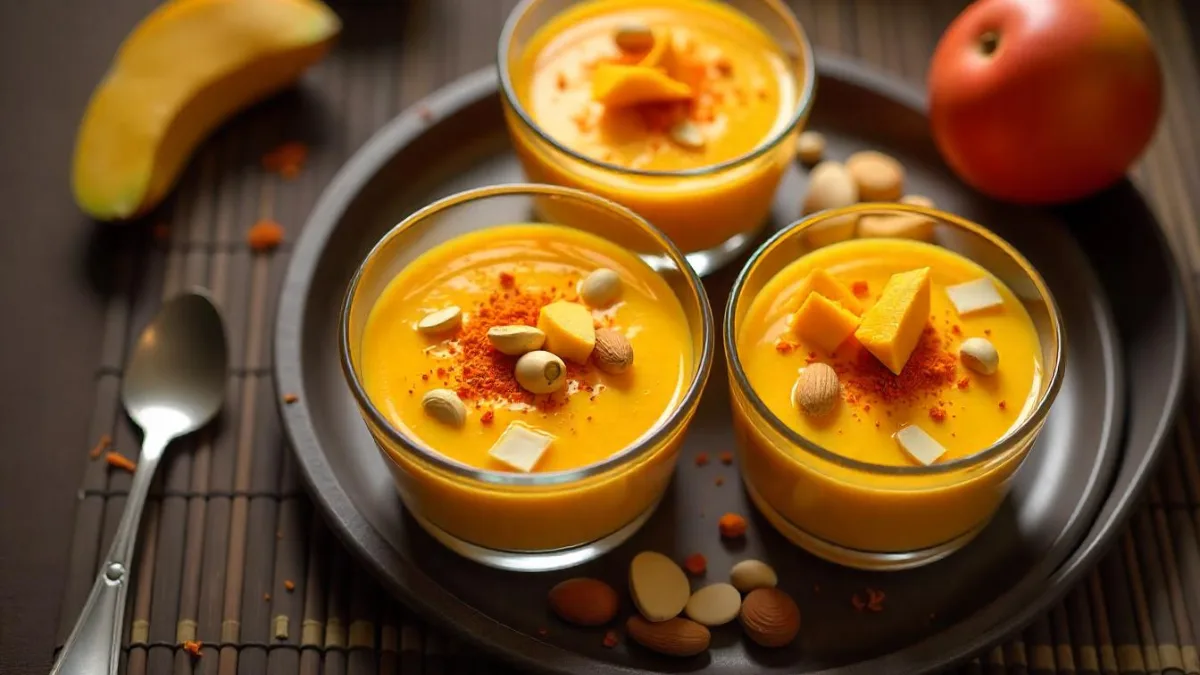 Mango Basundi Recipe In Hindi: मैंगो बासुंदी रेसिपी – मलाईदार दूध, आम के पल्प और ड्राय फ्रूट्स से बनी समर स्पेशल ठंडी मिठाई