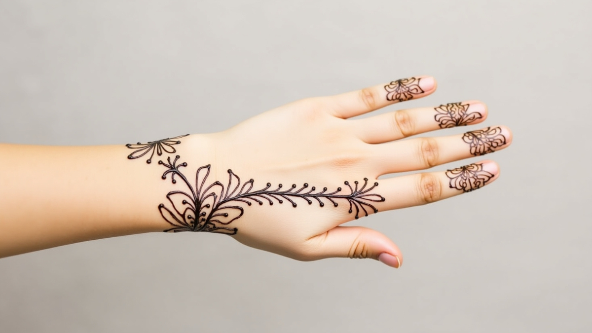 Latest Minimal Mehndi Designs: इतनी सादगी में इतना स्टाइल, दुल्हनें देखती रह जाएंगी! 3 Latest Minimal Mehndi Design for Brides – Elegant and Simple Mehndi Pattern on Hands with Floral and Mandala Elements