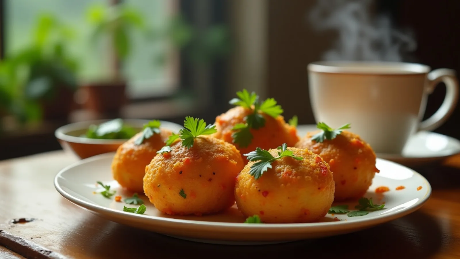 Aloo Paneer Kebab Recipe: बारिश के मौसम में चाय के साथ परोसे गए गरमागरम कुरकुरे आलू पनीर कबाब की प्लेट
