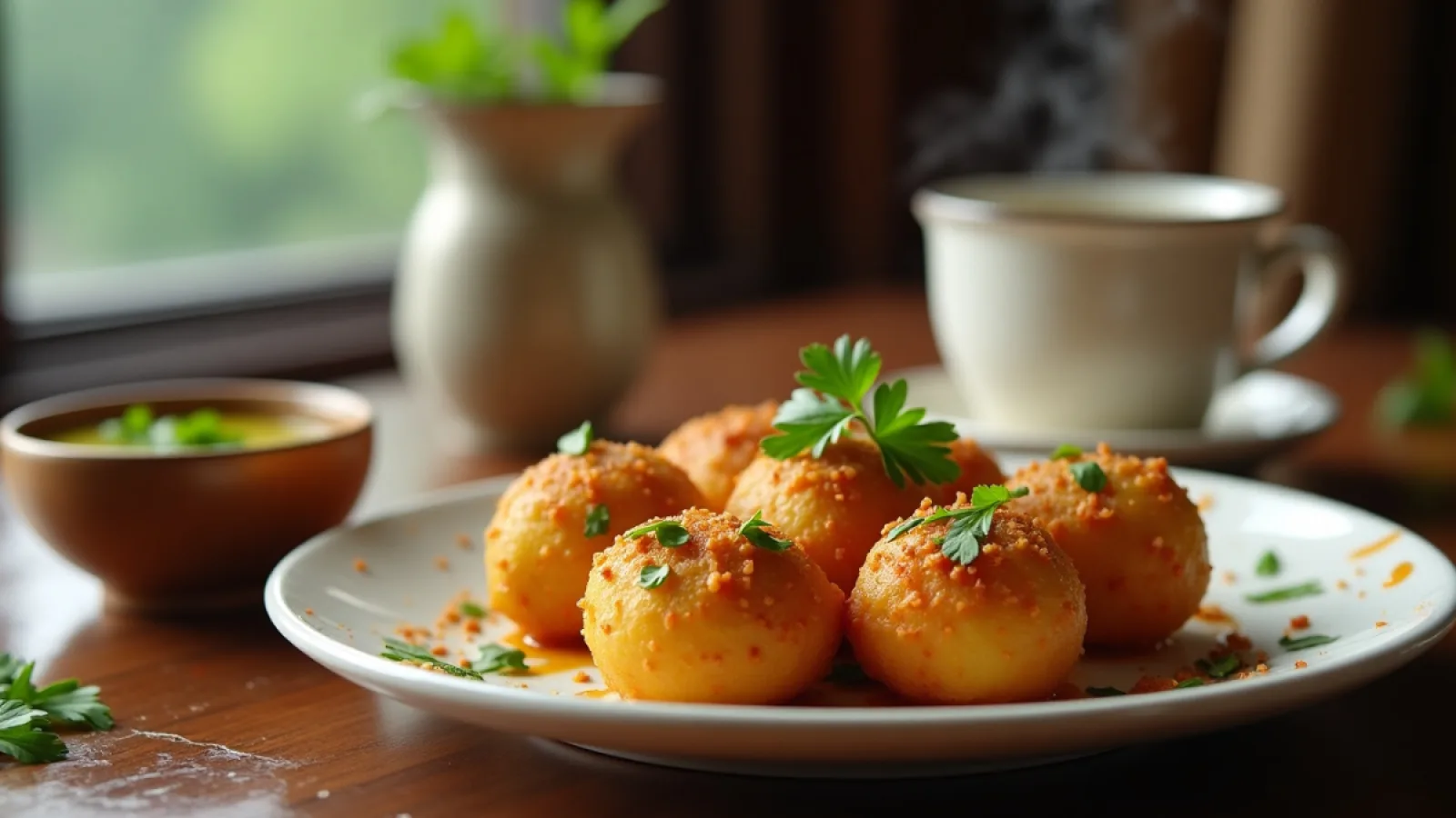 Aloo Paneer Kebab Recipe in Hindi: बारिश के मौसम में चाय के साथ परोसे गए गरमागरम कुरकुरे आलू पनीर कबाब की प्लेट