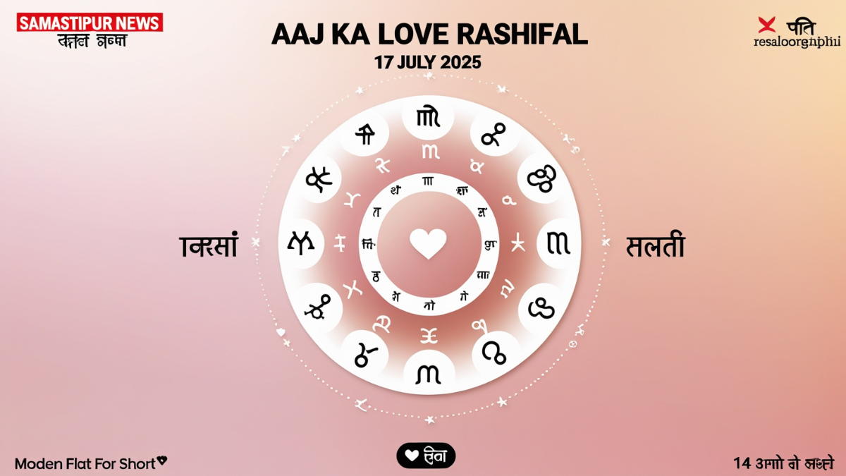 Aaj Ka Love Rashifal 17 July 2025 – आज का लव राशिफल सभी 12 राशियों के लिए, जानें रोमांटिक भविष्यवाणी