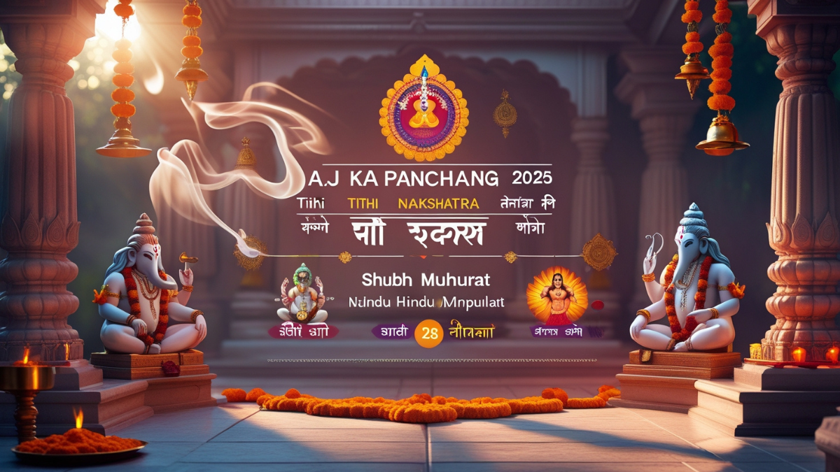 Aaj Ka Panchang 28 July 2025: आज का शुभ मुहूर्त, राहु काल, ग्रह और तिथि की जानकारी 2 Aaj Ka Panchang 28 July 2025 का शुभ मुहूर्त, राहु काल और ग्रहों की स्थिति की जानकारी