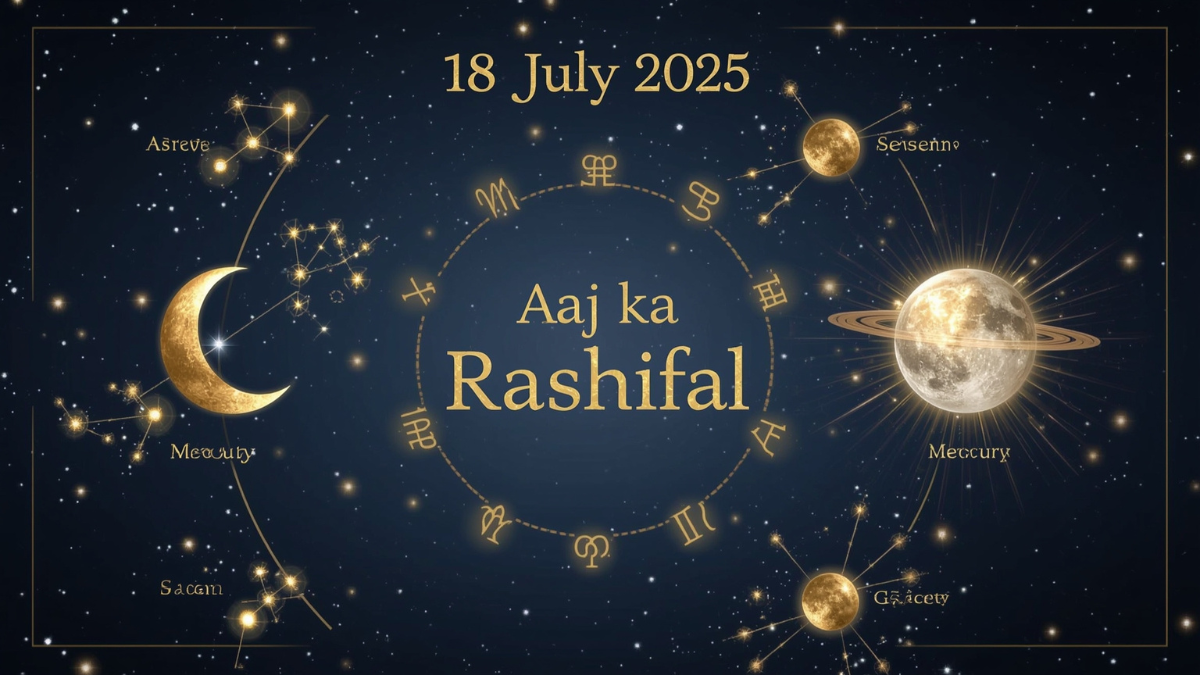 Aaj Ka Rashifal 18 July 2025 के लिए कर्क, सिंह और कन्या राशि का ज्योतिषीय पूर्वानुमान, ग्रहीय स्थिति और शुभ रंग सहित।