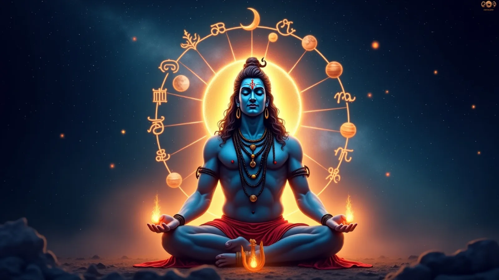 Aaj Ka Rashifal 29 July 2025 - Astrology zodiac signs with planetary positions and bright stars
