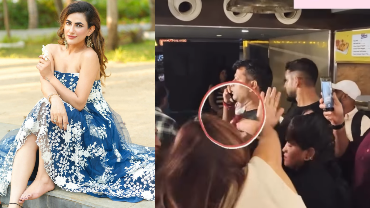 Actress Ruchi Gurjar Viral Video scene during So Long Valley premiere protest in Mumbai cinema hall.
