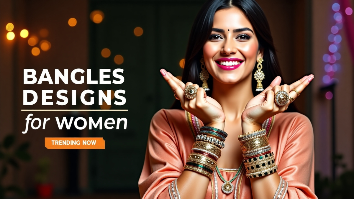 Bangles Designs for Women: महिलाओं के हाथों में ट्रेंडिंग बैंगल्स डिज़ाइन्स – कुंदन, ऑक्सीडाइज्ड और जड़ाऊ चूड़ियों के साथ स्टाइलिश लुक