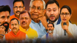 Bihar Politics Rebellion And Defeat Spoiled में बगावत और पाला बदल से Nda की बढ़त, महागठबंधन कमजोर।