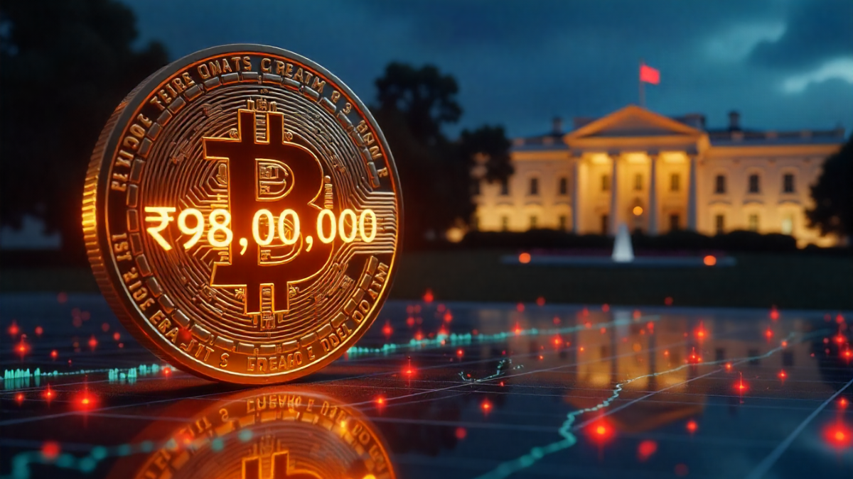 Cryptocurrency Prices Today: Bitcoin और Ethereum में हलचल, व्हाइट हाउस की रिपोर्ट बनी चर्चा का विषय 2 Cryptocurrency Prices Today Showing Bitcoin Above ₹98 Lakh And Ethereum Above $3,800 With White House Crypto Policy Impact On Digital Market