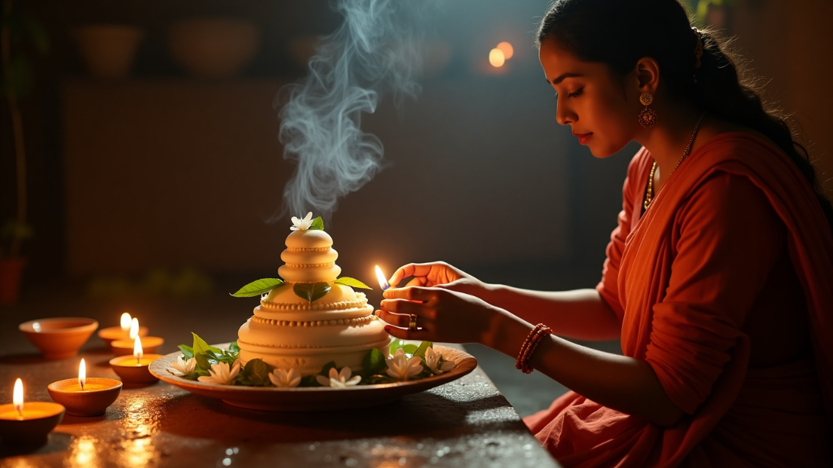 Sawan Shivratri 2025 Today: आज रात करें बस एक मंत्र जाप, भोलेनाथ हर इच्छा करेंगे पूरी! 1 Sawan Shivratri 2025 Today: शिवलिंग पर जलाभिषेक करती महिला भक्त, सावन में भक्तिभाव से की जा रही भगवान शिव की पूजा