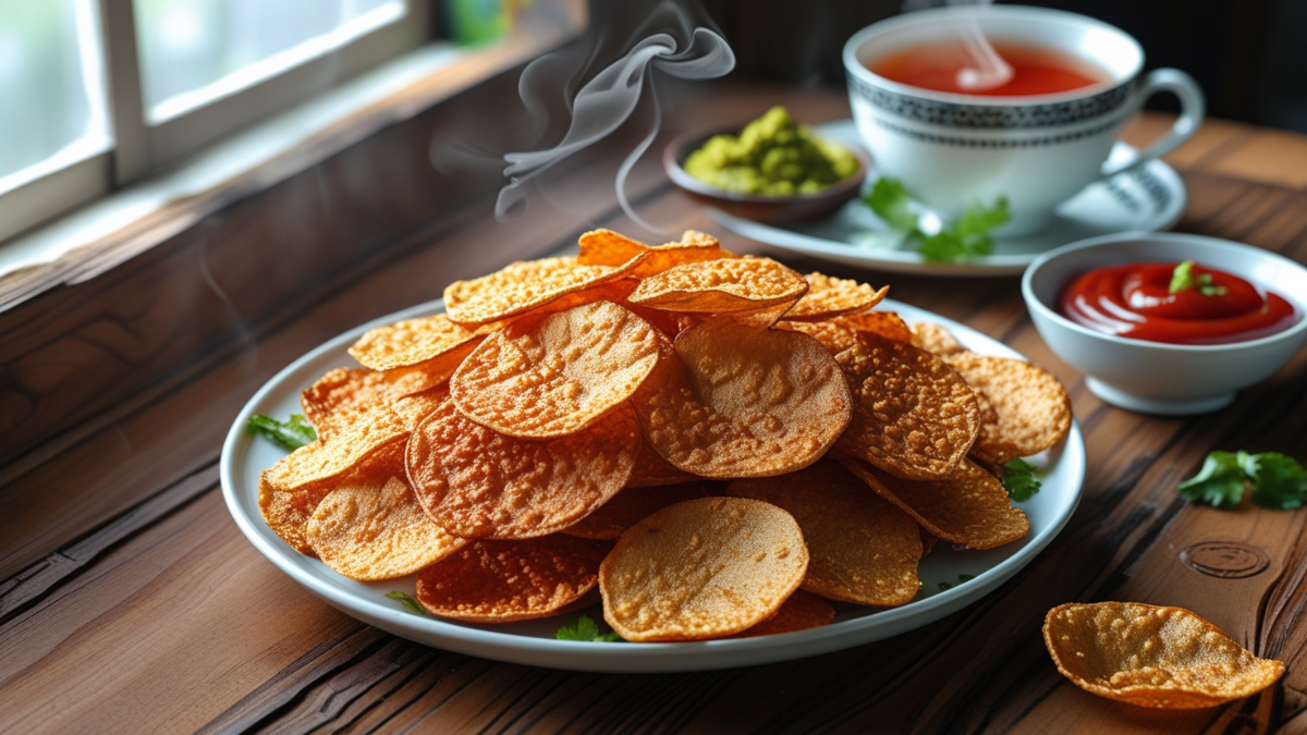 Suji Chips Recipe: मिनटों में तैयार करें क्रंची और टेस्टी सूजी चिप्स 5 Suji Chips Recipe: मिनटों में तैयार होने वाली सूजी चिप्स रेसिपी – कुरकुरे और टेस्टी हेल्दी स्नैक