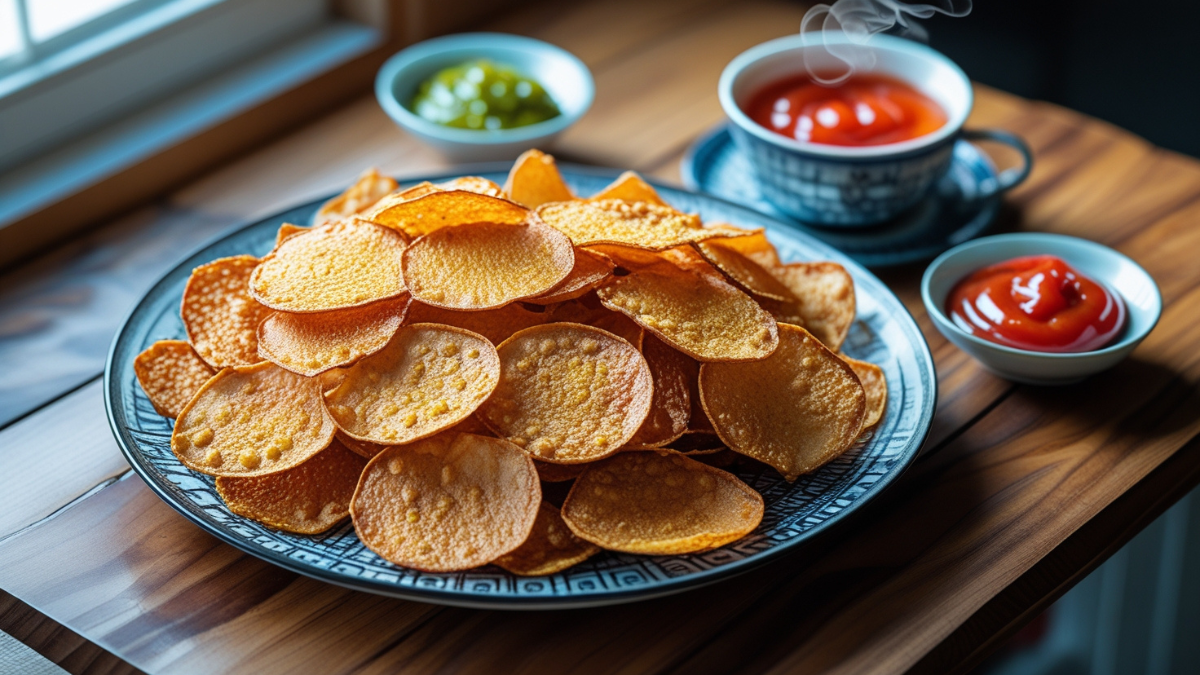 Suji Chips Recipe: मिनटों में तैयार करें क्रंची और टेस्टी सूजी चिप्स 7 Suji Chips Recipe: मिनटों में तैयार होने वाली सूजी चिप्स रेसिपी – कुरकुरे और टेस्टी हेल्दी स्नैक