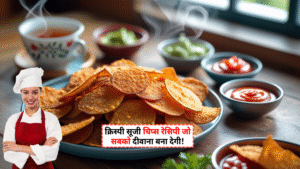 Suji Chips Recipe: मिनटों में तैयार होने वाली सूजी चिप्स रेसिपी – कुरकुरे और टेस्टी हेल्दी स्नैक