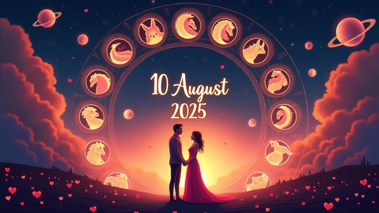 Aaj Ka Love Rashifal 10 August 2025 – आज का लव राशिफल, 12 राशियों के प्रेम जीवन की भविष्यवाणी और ग्रहों का असर