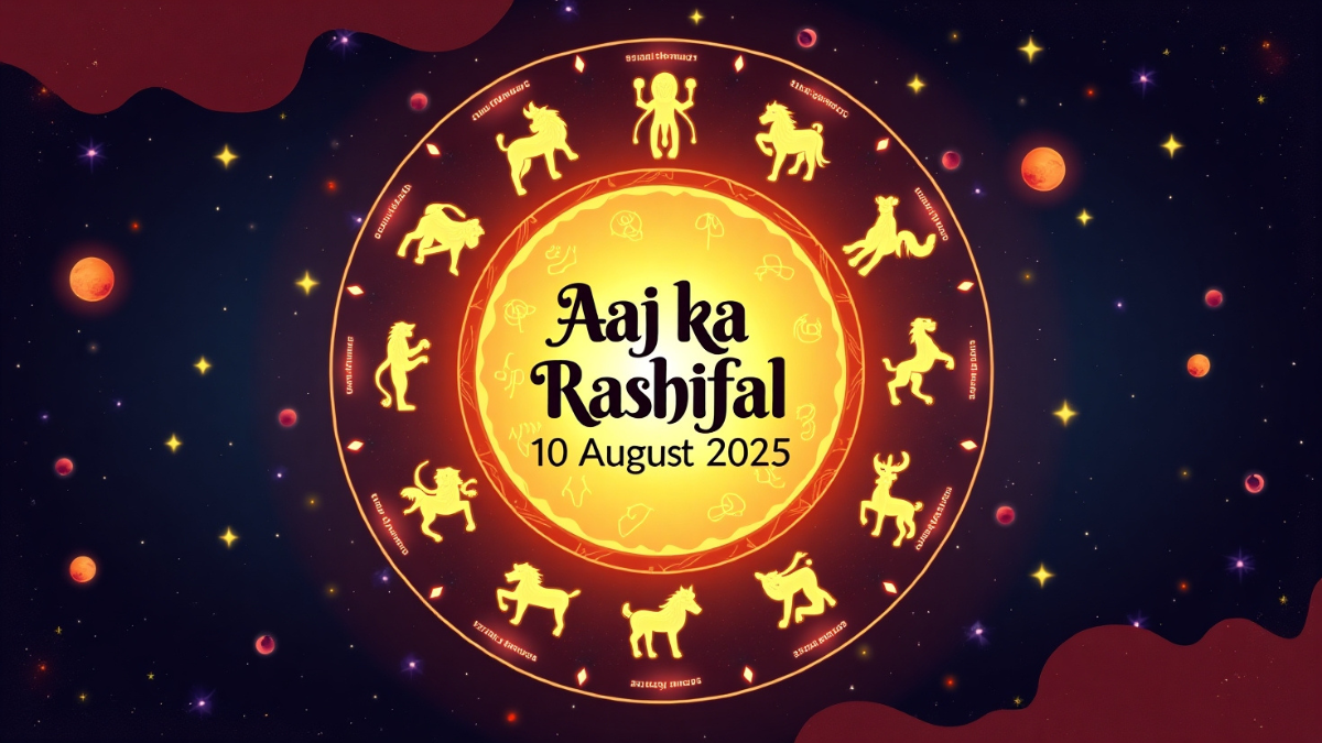 आज चमकेगी इन 6 राशियों की किस्मत! जानिए Aaj Ka Rashifal 10 August 2025 में आपका भविष्य क्या कहता है? 6 Aaj Ka Rashifal 10 August 2025 – ज्योतिष और राशिफल की जानकारी