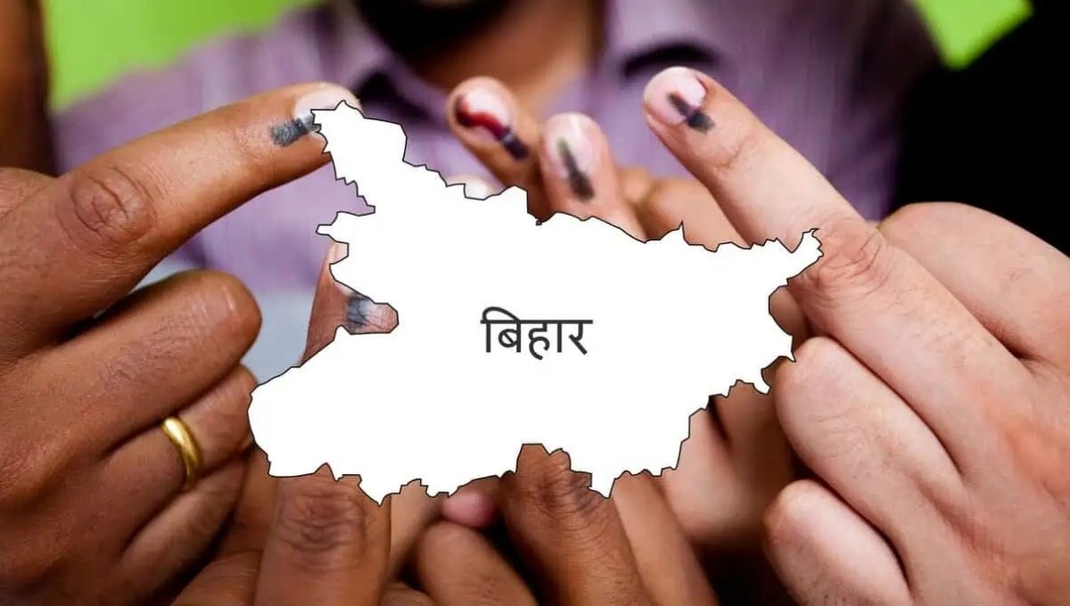 Bihar Election 2025 में चिरैया विधानसभा क्षेत्र का नक्शा, जिसमें प्रमुख इलाके और सीमाएं दर्शाई गई हैं।