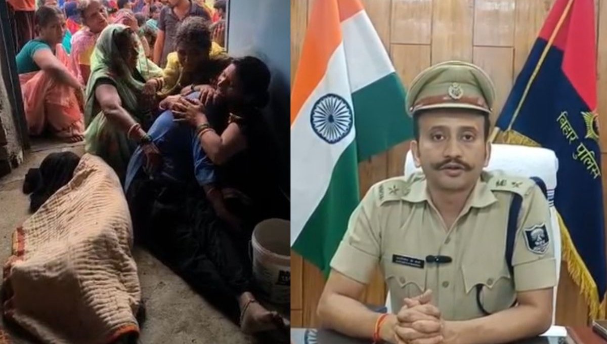 Mysterious Death of Siblings: पटना के इंद्रपुरी इलाके में पुलिस टीम मृत भाई-बहन के शव की जांच करती हुई।