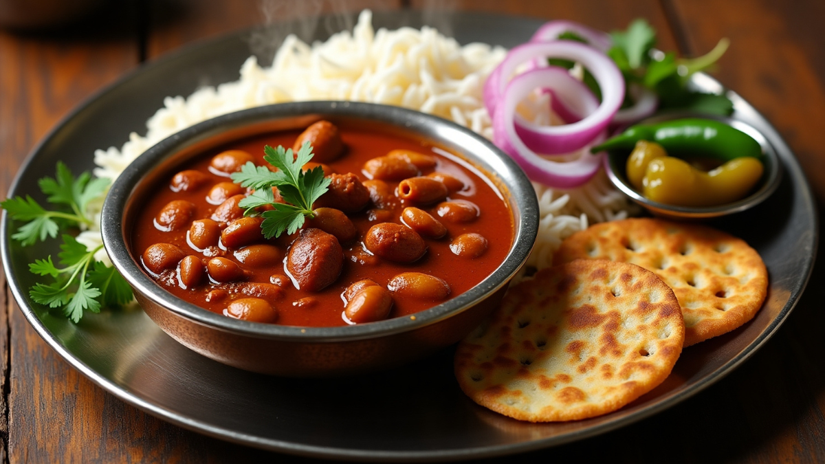 Rajma Chawal Recipe: घर पर पंजाबी स्टाइल मसालेदार राजमा चावल बनाते हुए – एक पारंपरिक भारतीय रेसिपी