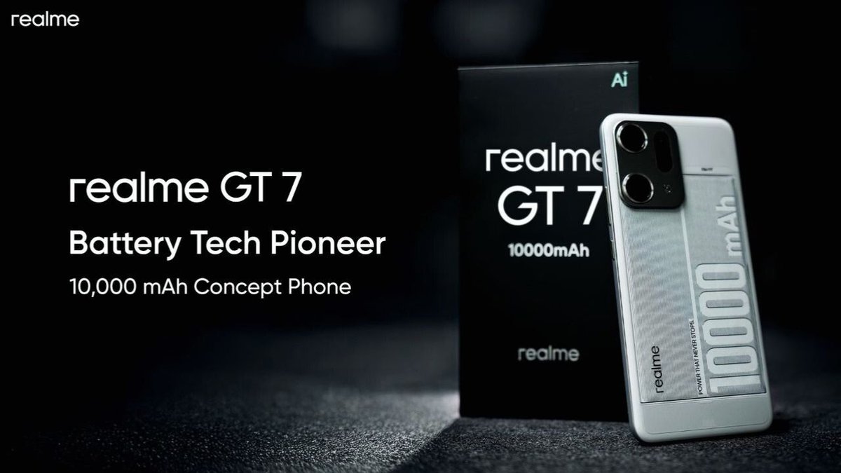 Realme: upcoming smartphone teaser with 10000mAh battery launch 2025