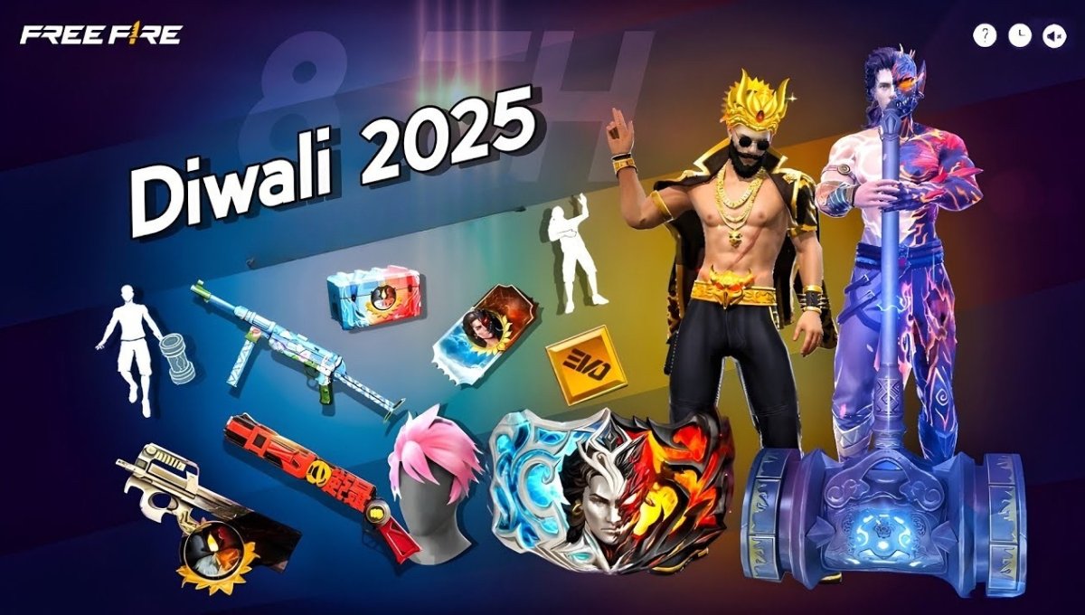 Free Fire Diwali Event 2025: में पाएं फ्री डायमंड्स, स्किन्स और बंडल्स