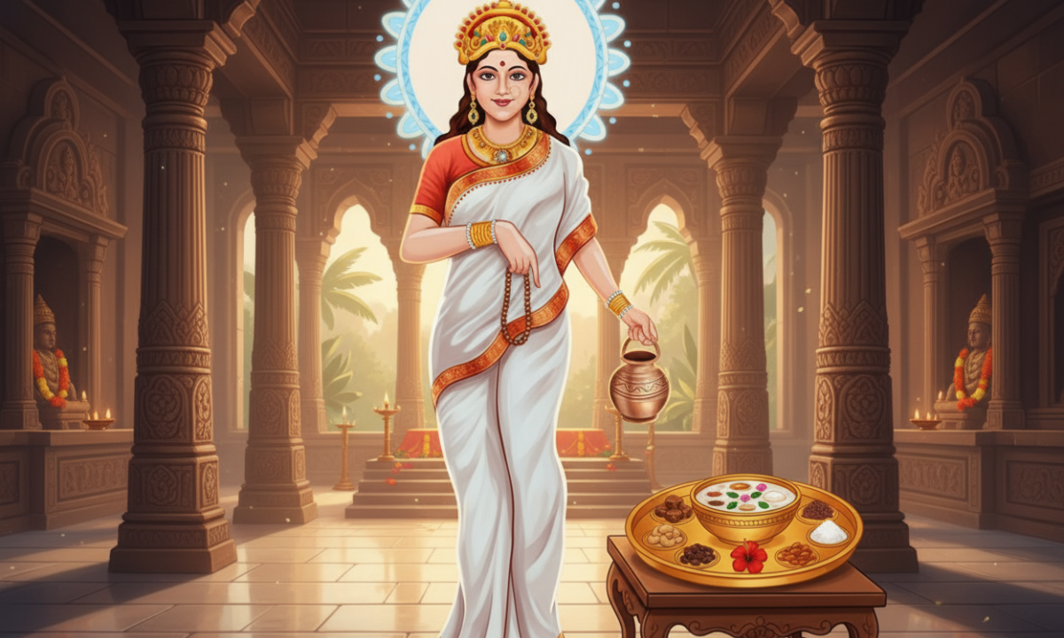 2nd Day of Navratri Bhog मां ब्रह्मचारिणी का प्रिय प्रसाद शक्कर, मिश्री और पंचामृत