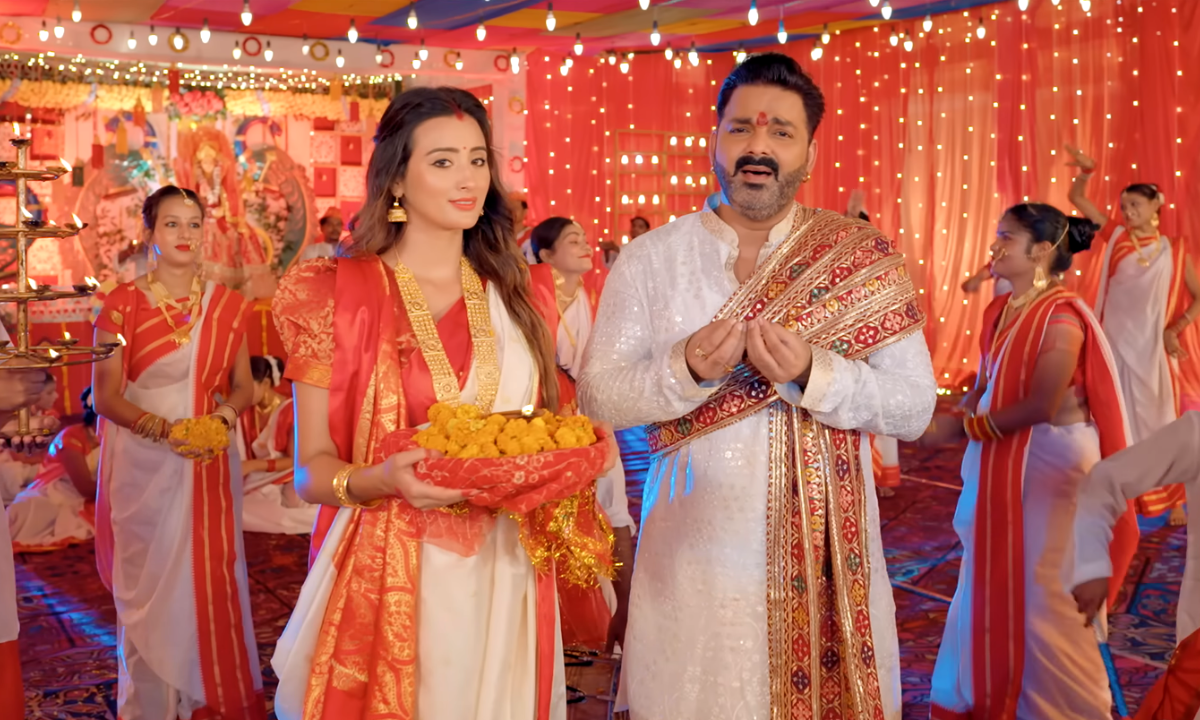 Navratri Special Bhojpuri Song लामी लामी केश पवन सिंह का वायरल देवी गीत 2025