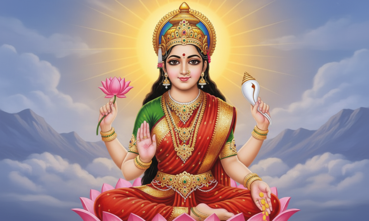 Diwali 2025 Mahalaxmi Stotra: दिवाली पर महालक्ष्मी स्तोत्र का पाठ क्यों है शुभ? जानें पूरा स्तोत्र और इसका धार्मिक महत्व 1 Diwali 2025 Mahalaxmi Stotra: दिवाली 2025 पर माता लक्ष्मी की पूजा करते हुए भक्त, दीप जलाते और महालक्ष्मी स्तोत्र का पाठ करते हुए