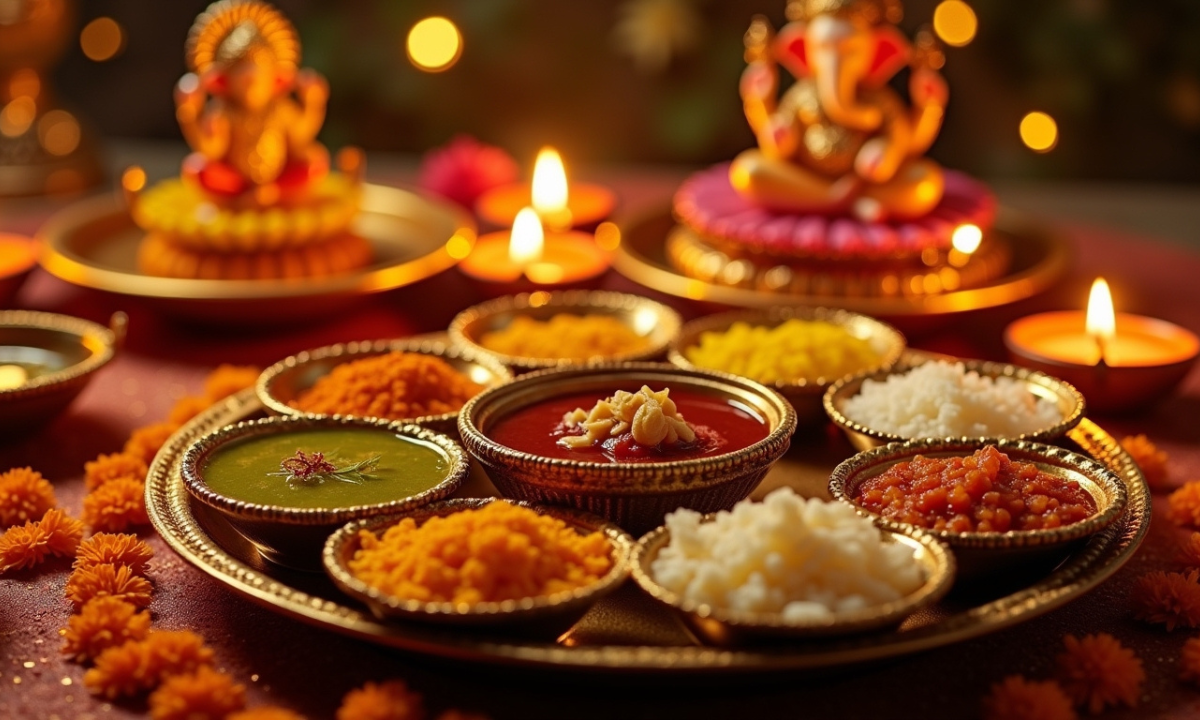 Diwali Bhog 2025: दिवाली पर माता लक्ष्मी और भगवान गणेश को प्रसन्न करने वाले सात पवित्र भोग की थाली