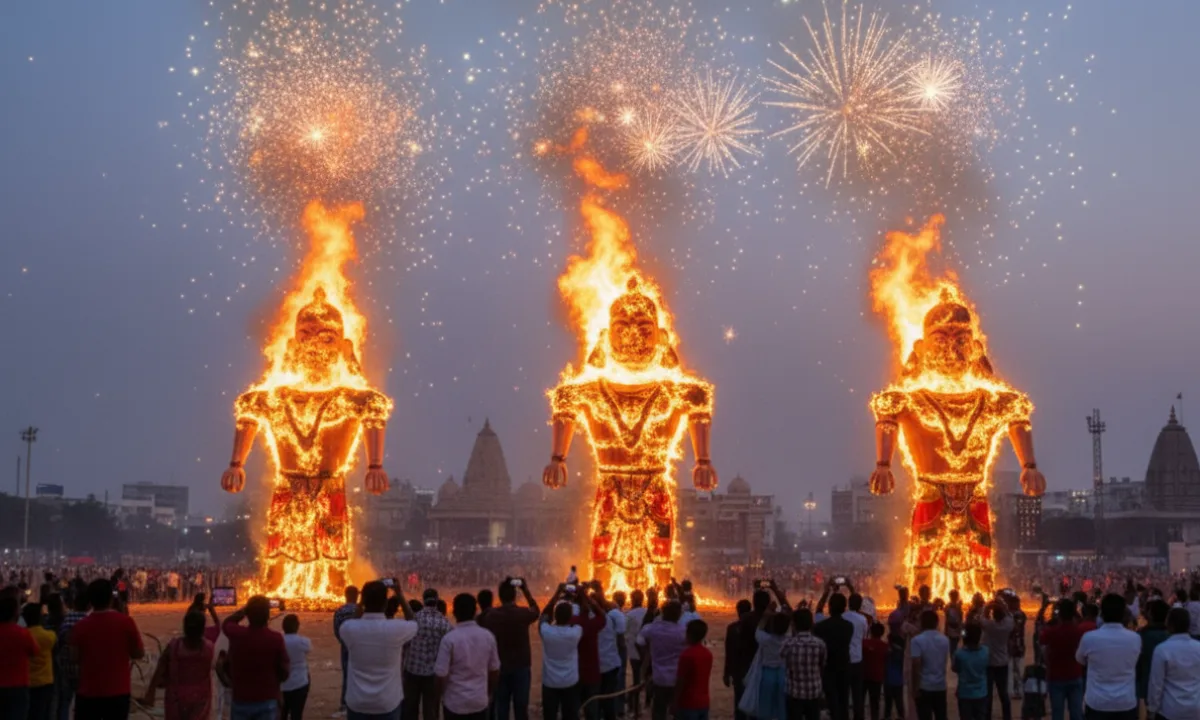 Dussehra 2025 festival of victory of good over evil cultural heritage