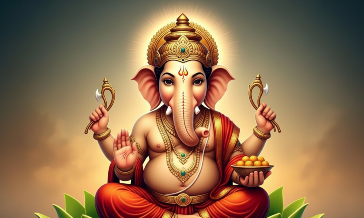 Ganesh Chalisa: दिवाली पर करें विघ्नहर्ता की आराधना, पढ़ें संपूर्ण गणेश चालीसा के दोहे और चौपाई 5 Ganesh Chalisa: दिवाली 2025 पर भगवान गणेश की आराधना करते भक्त, गणेश चालीसा पाठ का शुभ महत्व