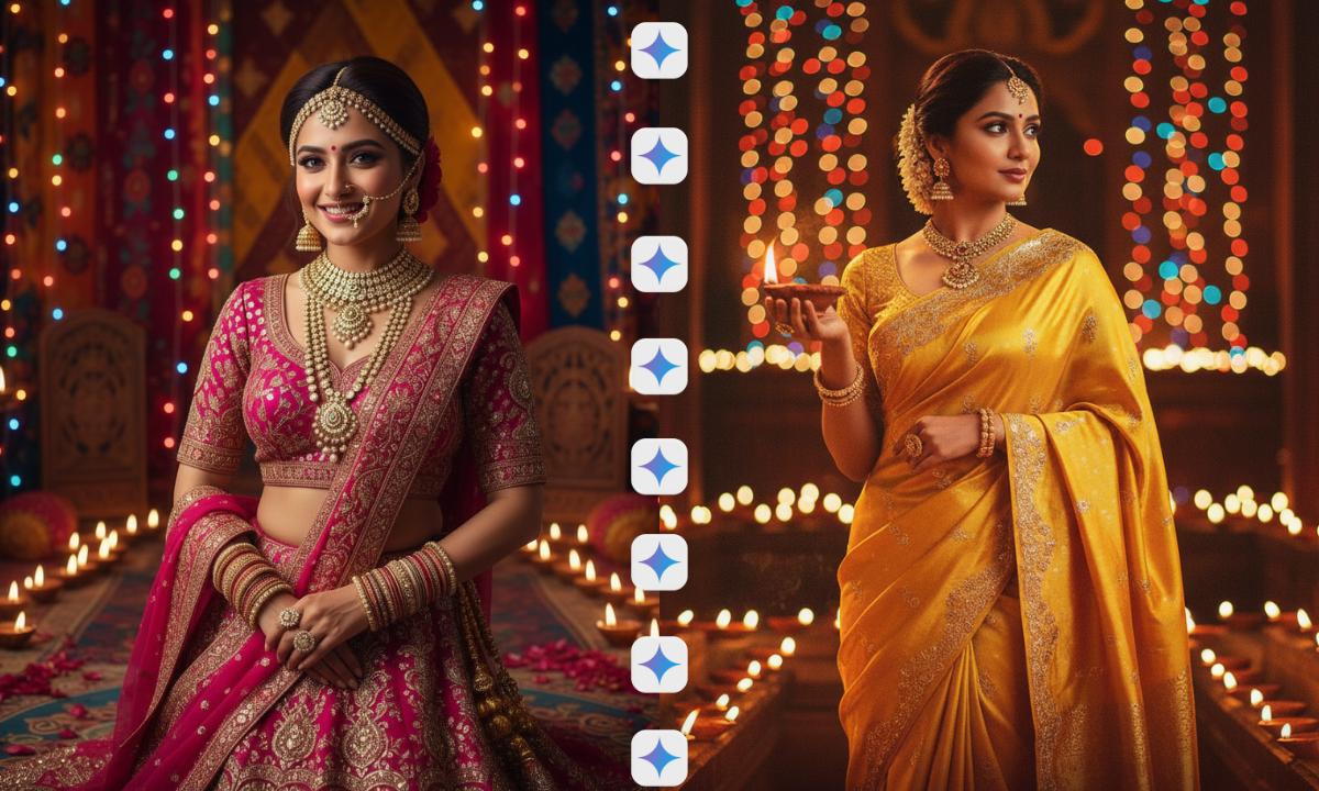 Google Gemini AI Prompt For Diwali 2025 से बनाएं बॉलीवुड-स्टाइल दिवाली पोर्ट्रेट घर बैठे