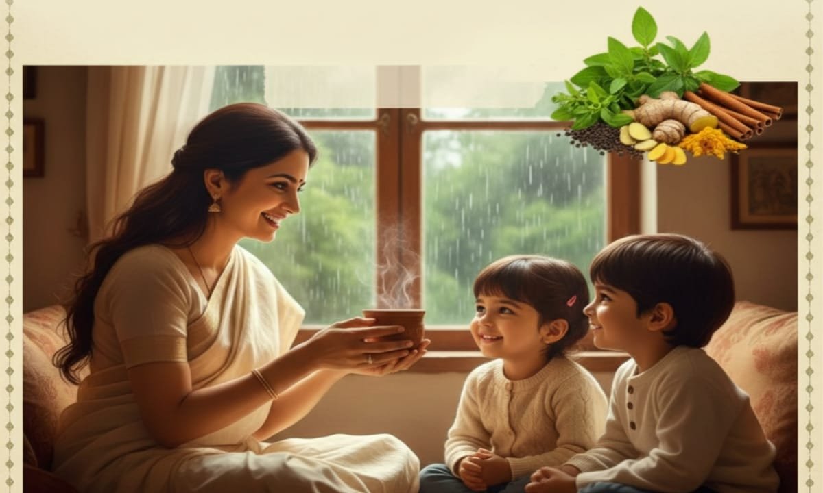 Immunity Booster Kadha For Children – तुलसी और सितोपलादि चूर्ण से बच्चों की इम्यूनिटी बढ़ाते हुए स्वास्थ्यवर्धक काढ़ा