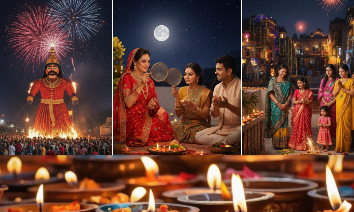 October Vrat Tyohar List 2025: अक्टूबर 2025 व्रत त्योहार कैलेंडर में दशहरा, करवा चौथ, दिवाली और छठ पूजा की तिथियां