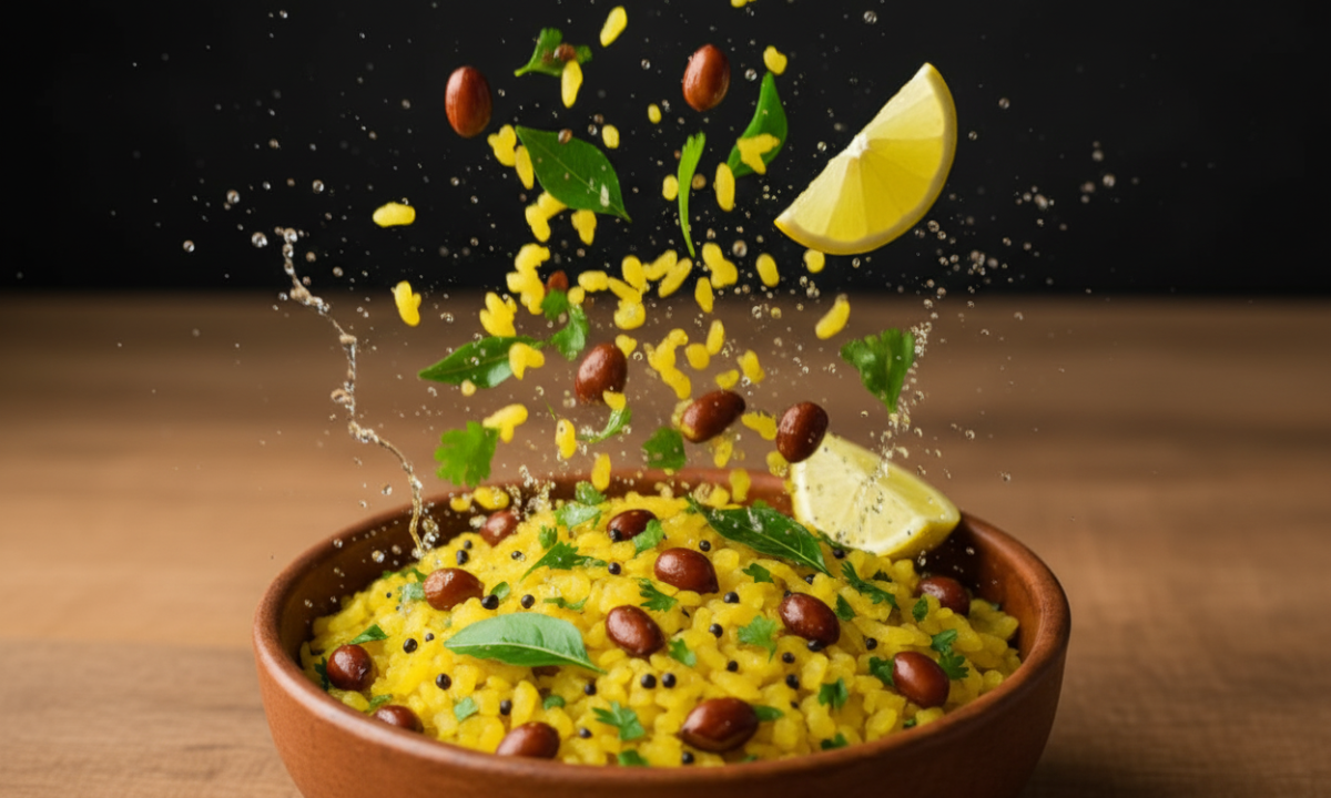 Poha Recipes: घर पर बनाएं मार्केट जैसा इंडोरी पोहा, जानिए सीक्रेट रेसिपी! 2 Poha Recipes: स्वादिष्ट इंडोरी पोहा रेसिपी, धनिया, अनार और सेव से सजी प्लेट – हेल्दी नाश्ता आइडिया