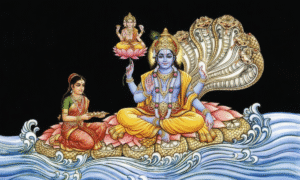 Rama Ekadashi Vrat Katha 2025: भगवान विष्णु और माता लक्ष्मी की पूजा करते श्रद्धालु, रमा एकादशी व्रत कथा का पाठ करते हुए