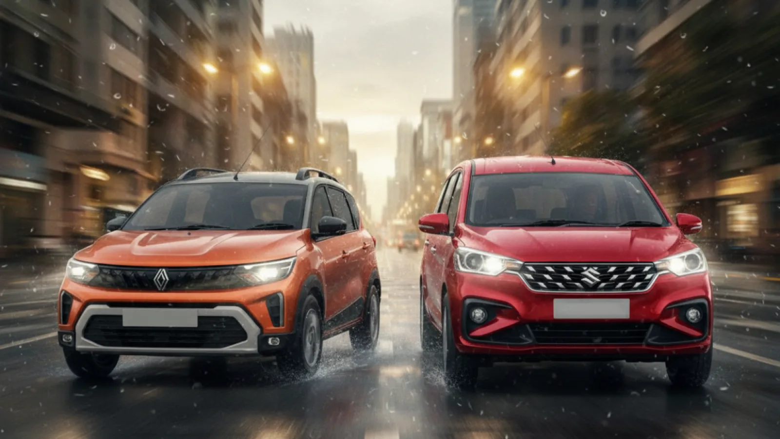2025 Renault Triber vs Maruti Suzuki Ertiga side by side comparison – best 7 seater MPV cars in India 2025