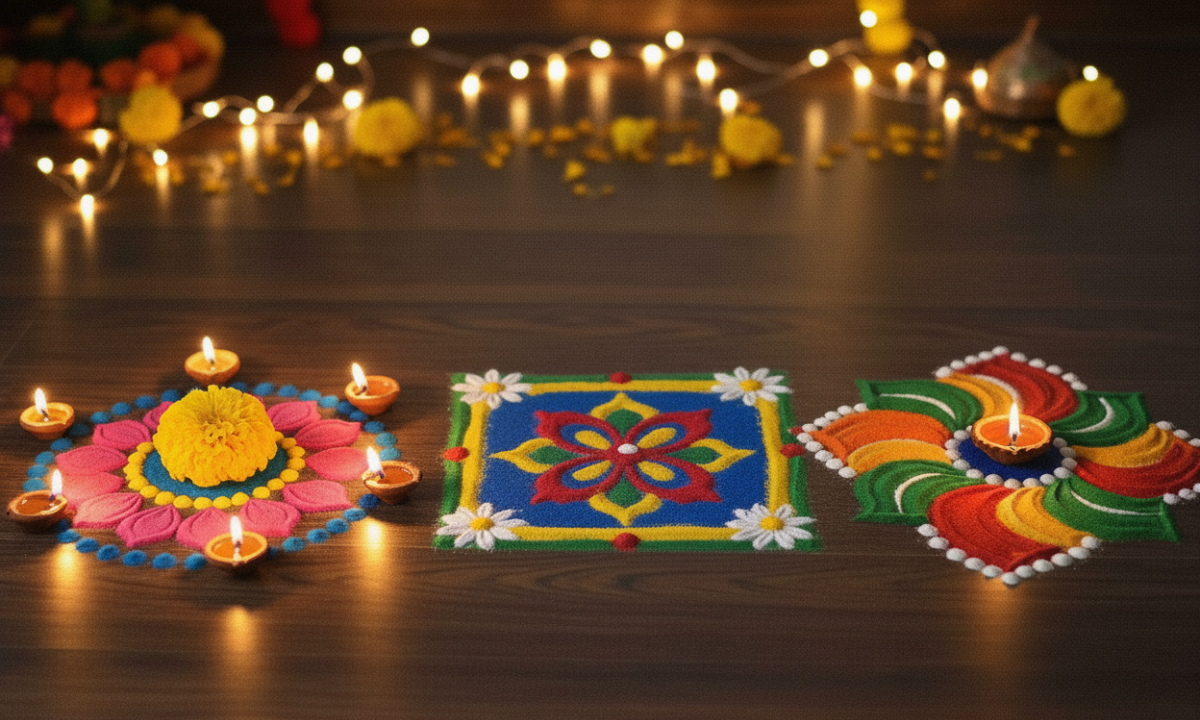 Small Rangoli Design For Diwali: इन छोटी रंगोलियों से सजेगा घर, पड़ोसी भी पूछेंगे ‘डिज़ाइन कहां से सीखा? 3 Small Rangoli Design For Diwali With Colorful Powders And Diyas Decorating Home Entrance Beautifully