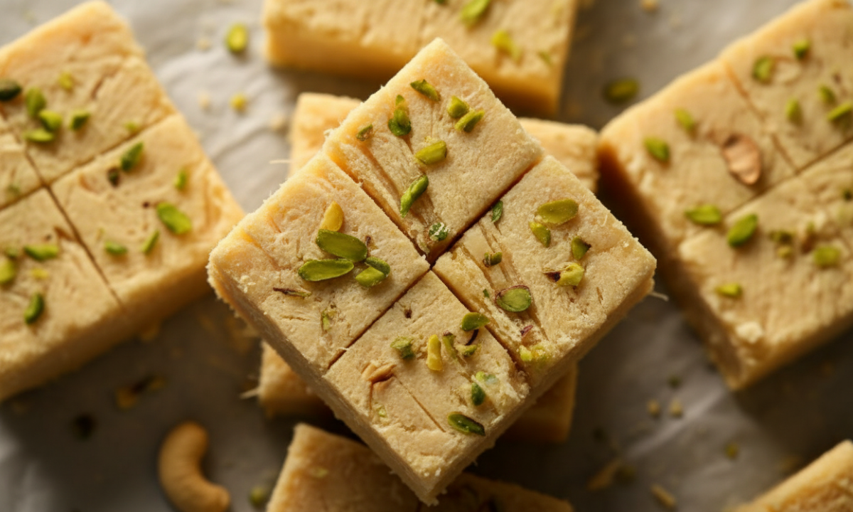 Soan Papdi Recipe: दिवाली पर घर में बनाएं हलवाई स्टाइल सोनपापड़ी, मिनटों में तैयार करें मीठा जादू 2 Homemade Soan Papdi Recipe – हलवाई स्टाइल सोनपापड़ी बनाने का आसान तरीका | Traditional Indian Sweet For Diwali