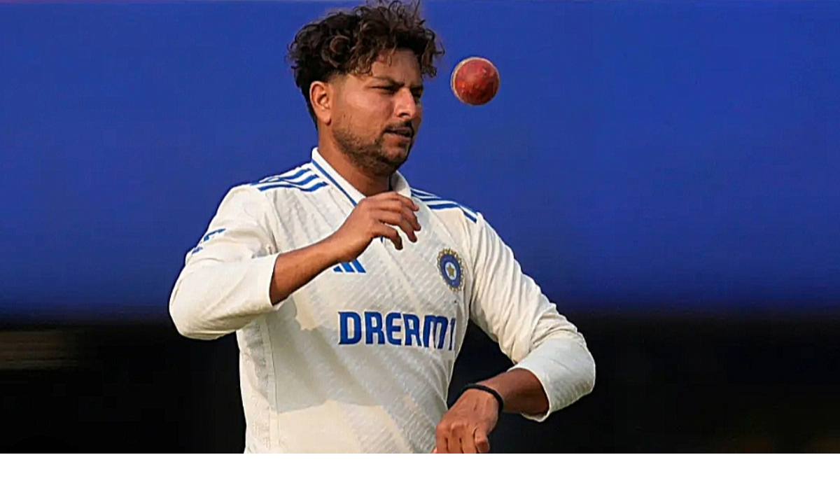 IND vs WI Test Match Delhi: Kuldeep Yadav dismisses Shai Hope and Tevin Imlach with brilliant spin bowling.