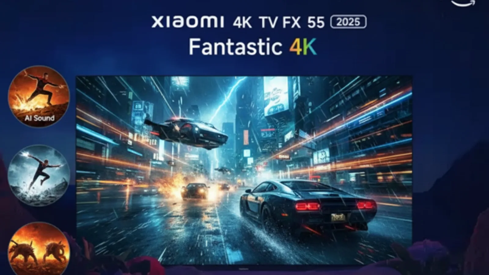Xiaomi 55 inch Smart TV Flipkart Offer 2025 – Ultra HD 4K Fire TV Discount