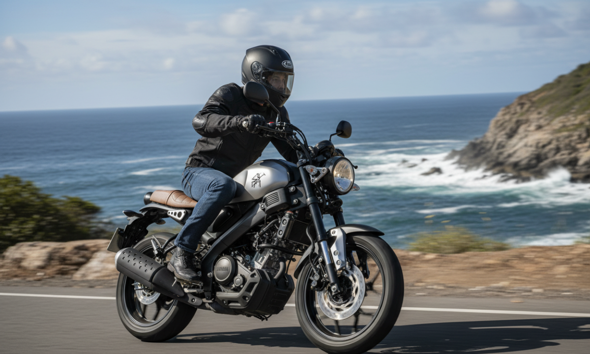 Yamaha XSR 155 retro modern bike with LED headlamp and stylish fuel tank design in India