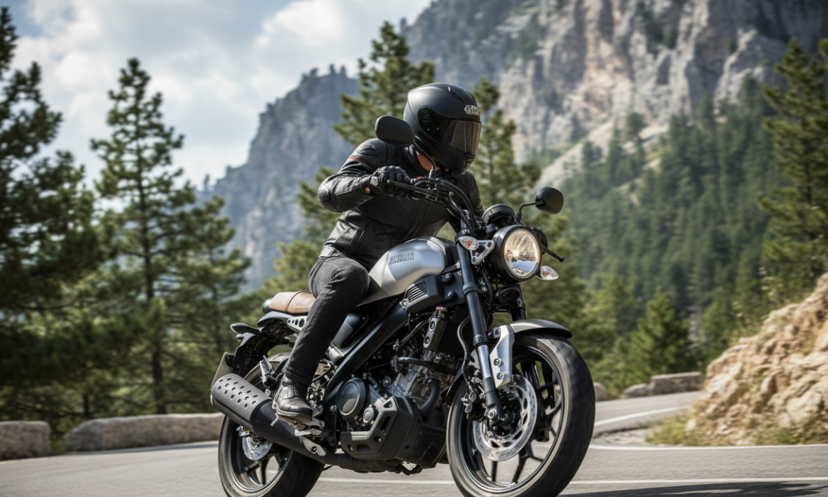 Yamaha XSR 155 retro modern bike with LED headlamp and stylish fuel tank design in India