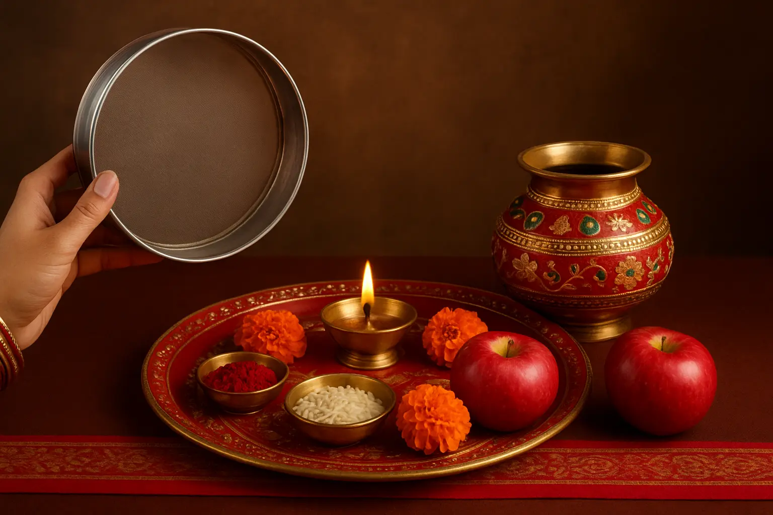 Karwa Chauth 2025: क्या है पूजा का शुभ मुहूर्त, शामिल करें ये पूजन सामग्री