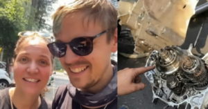 European Couple की बाइक हुई बंद, देसी मैकेनिक ने मिनटों में कर दिया चमत्कार!