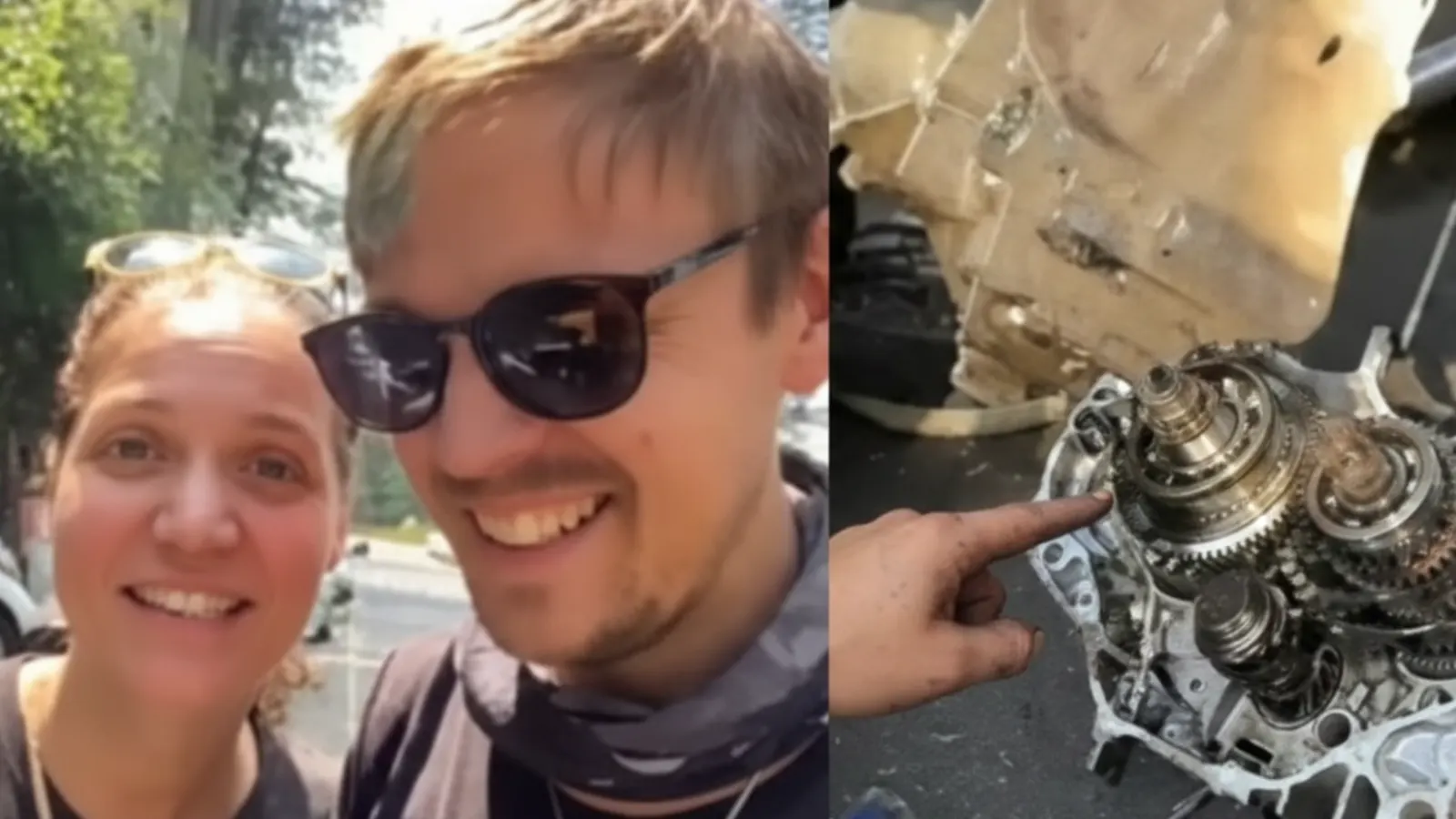 European Couple की बाइक हुई बंद, देसी मैकेनिक ने मिनटों में कर दिया चमत्कार!