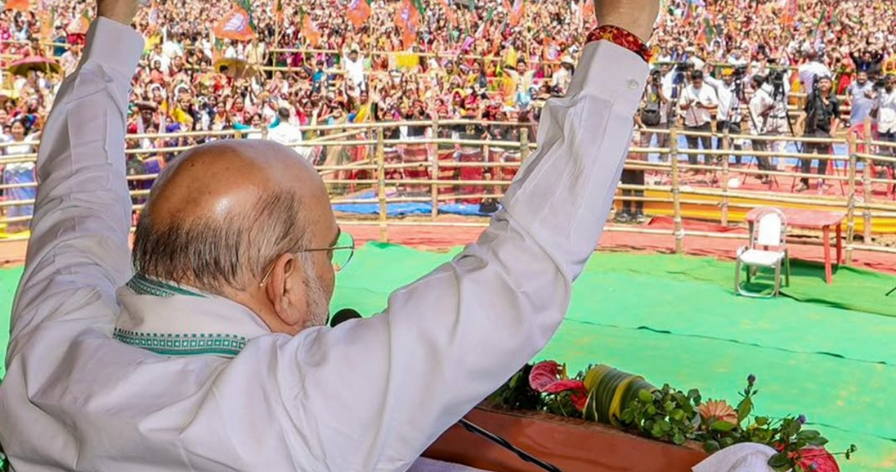Assam Election: माहौल तेज, गृहमंत्री Amit Shah की रैली में दिखा जोश